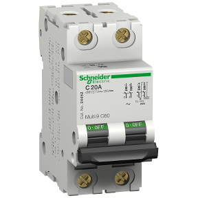 Schneider Electric Supplementary Thermal Magnetic Circuit Breaker; 2-Pole; 5A; 480Y/277VAC/125VDC; Lever; Box Lug Terminal; D Trip Curve; UL 1077